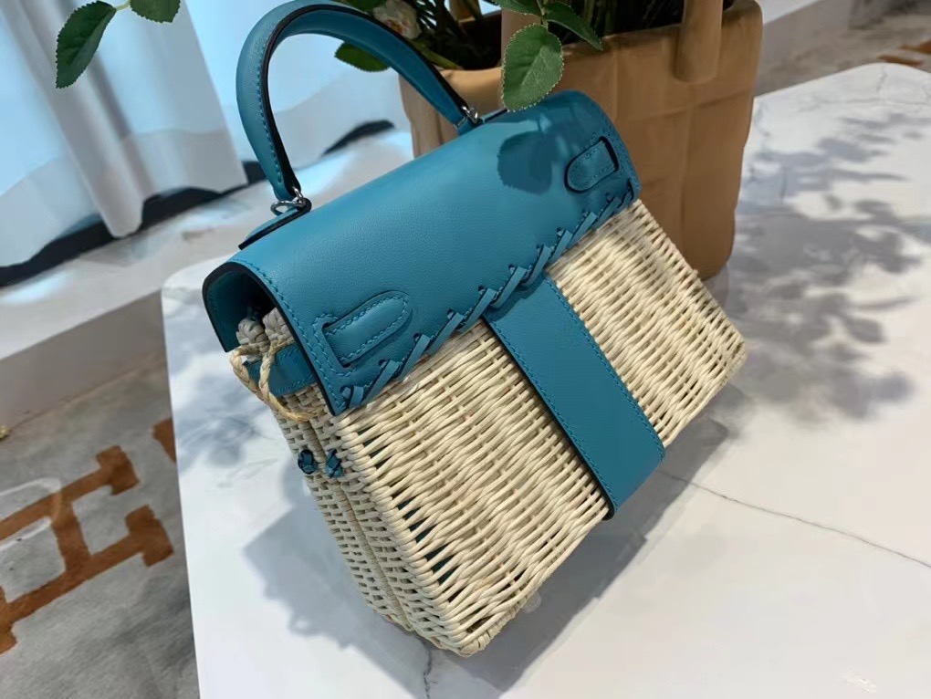 VIP一级品 hm minikl picnic野餐包   P3 北方蓝（swift皮） mini2代的经典著作