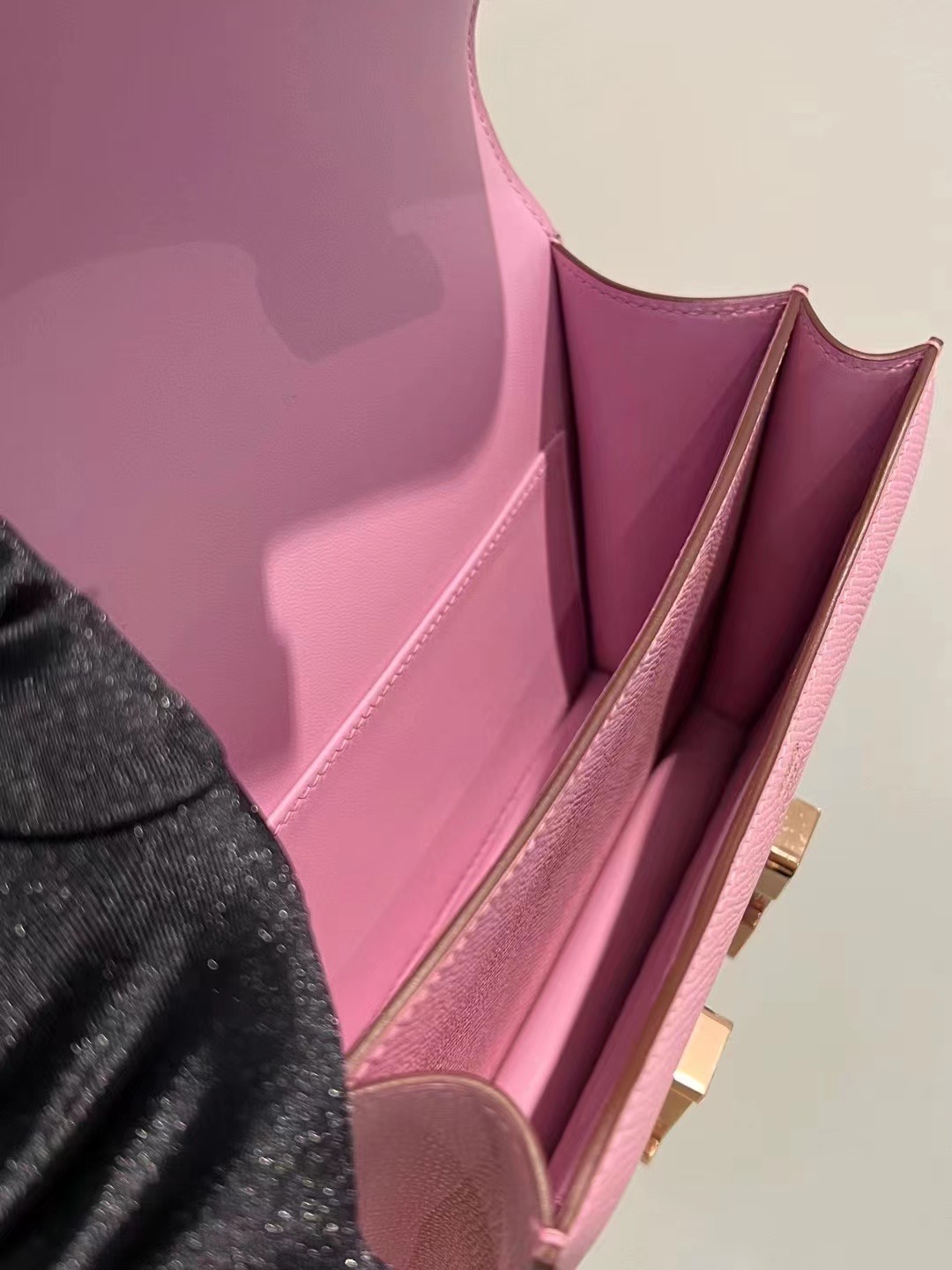Vancouver Canada Hermès Constance 18 GHW Epsom X9 mauve sylvestre