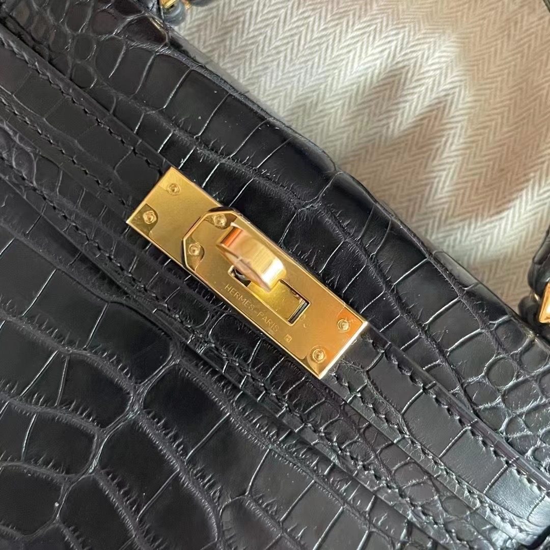 HM KL mini 2 Crocodile Alligator 89 Noir