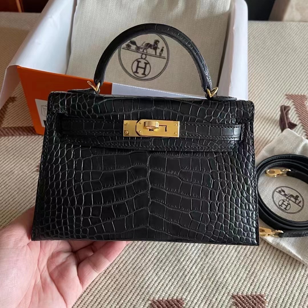 HM KL mini 2 Crocodile Alligator 89 Noir