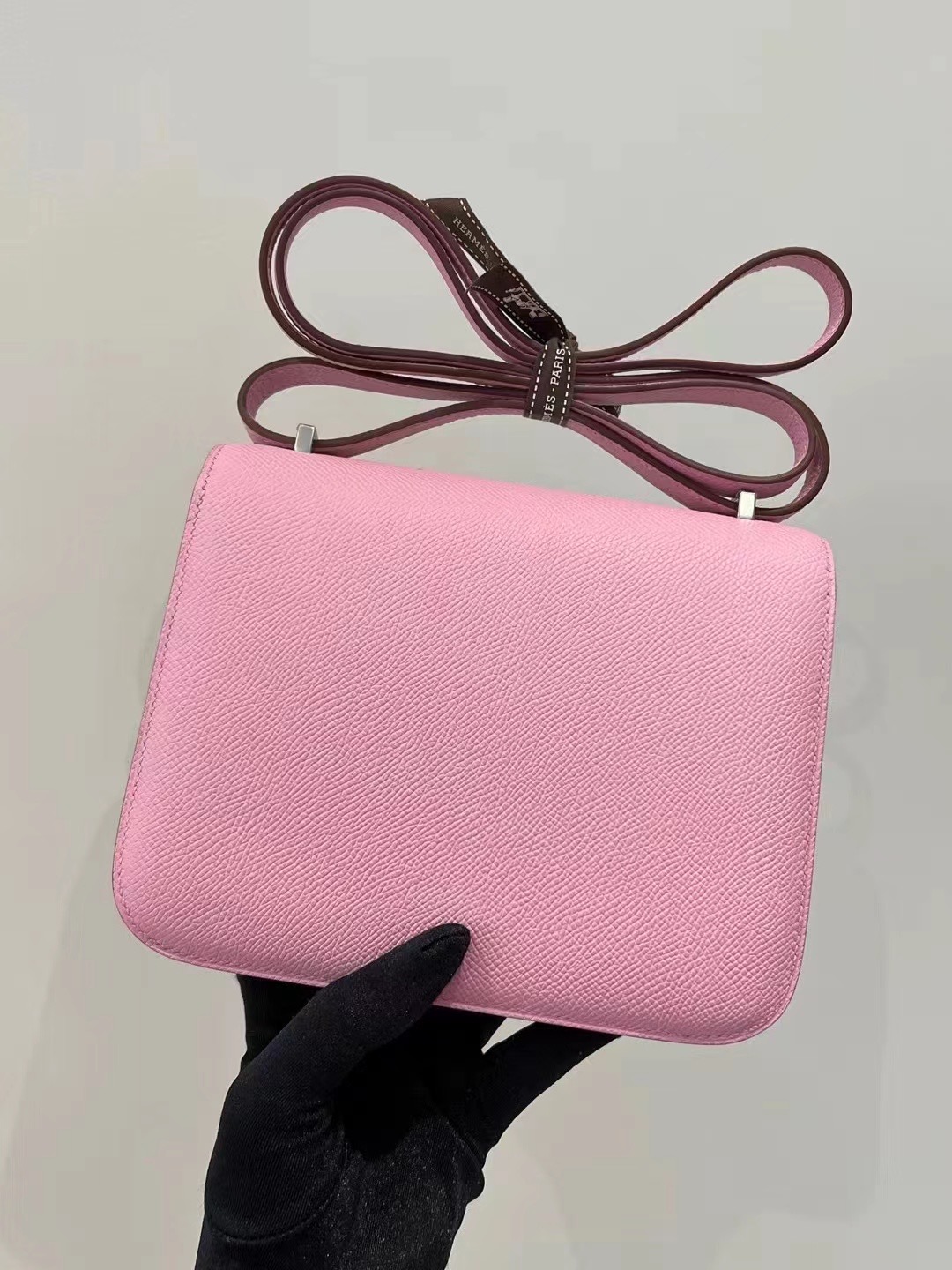 Vancouver Canada Hermès Constance 18 PHW Epsom X9 mauve sylvestr