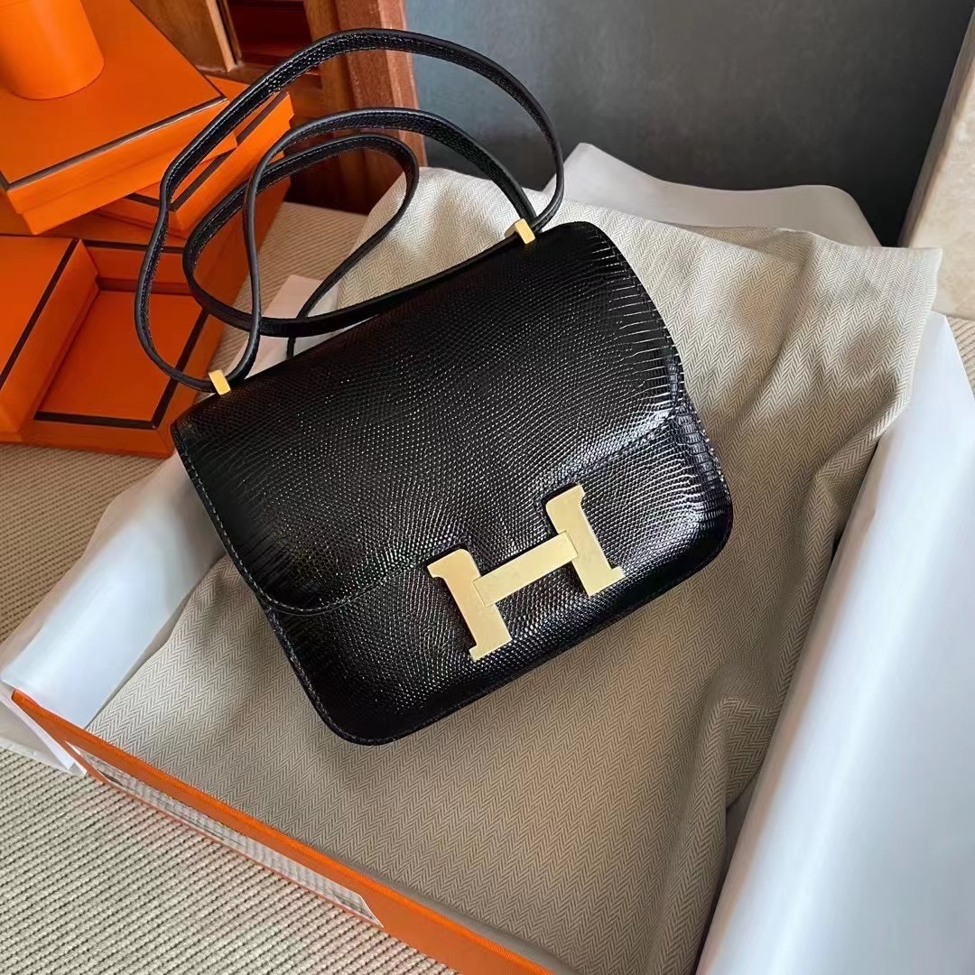 constance  19 lizard 蜥蜴皮  89 noir 黑金