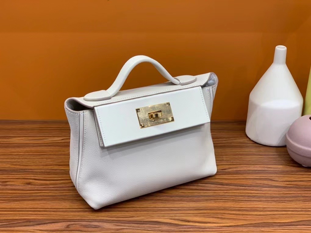 VIP一级品 kl mini24-24 evercolor拼swift 10 Carrie 奶昔白/金扣 ❤️秒种草