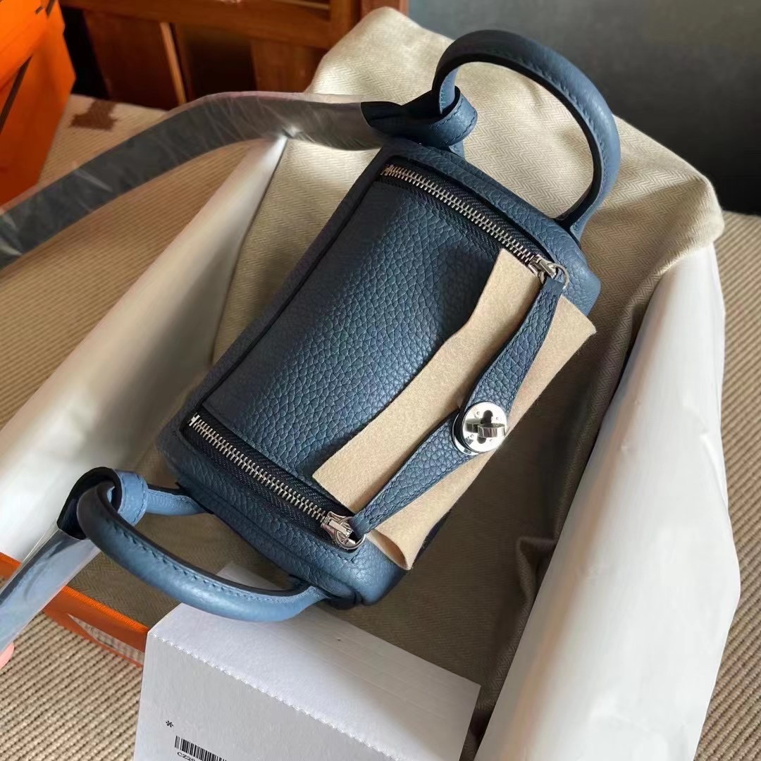 HM Mini ld TC S4 deep blue 深邃蓝  银扣