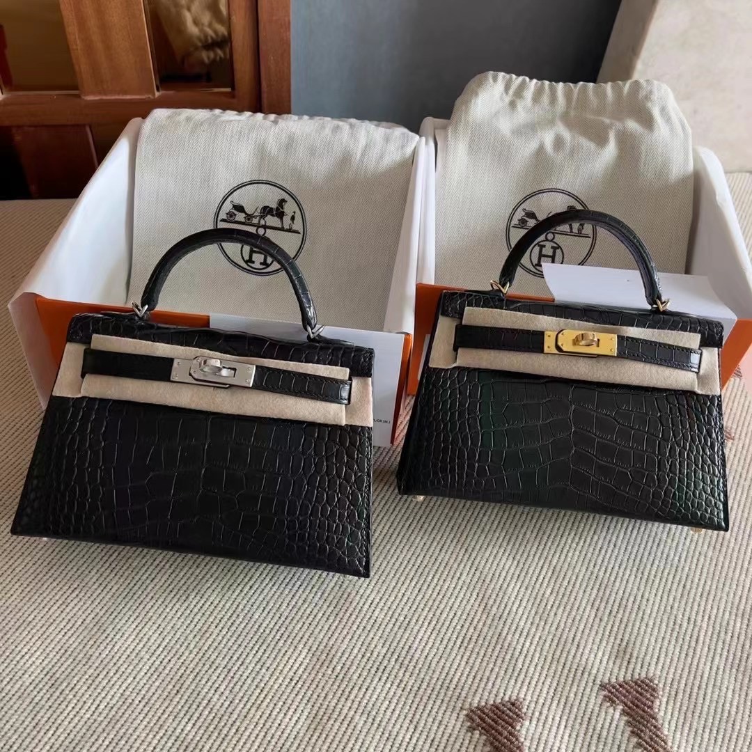 HM KL mini 2 Crocodile Alligator 89 Noir
