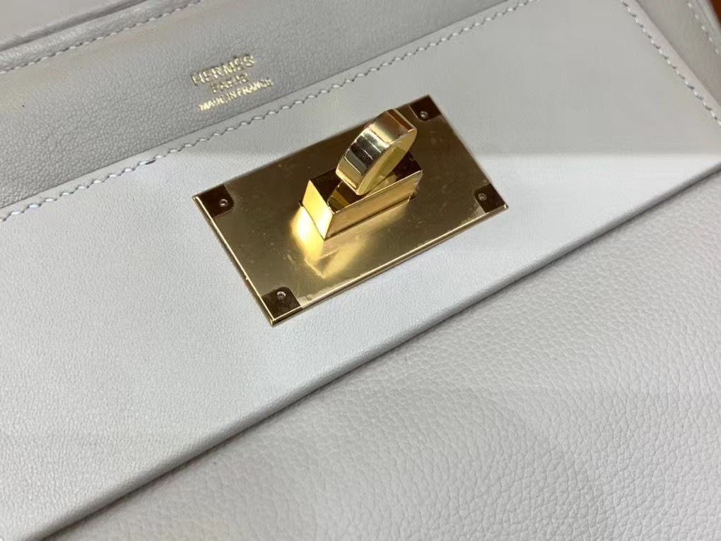 VIP一级品 kl mini24-24 evercolor拼swift 10 Carrie 奶昔白/金扣 ❤️秒种草