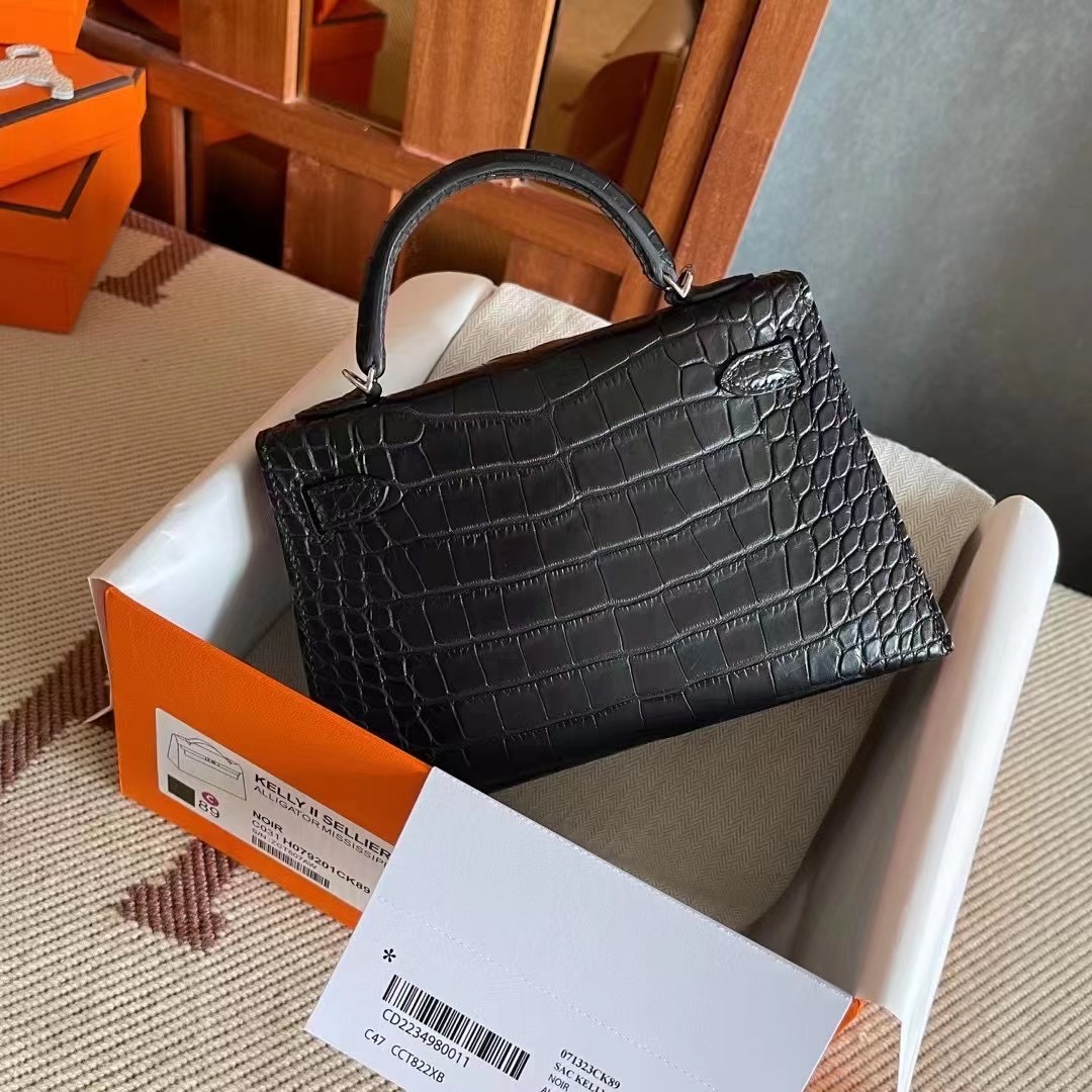 HM KL mini 2 Crocodile Alligator 89 Noir