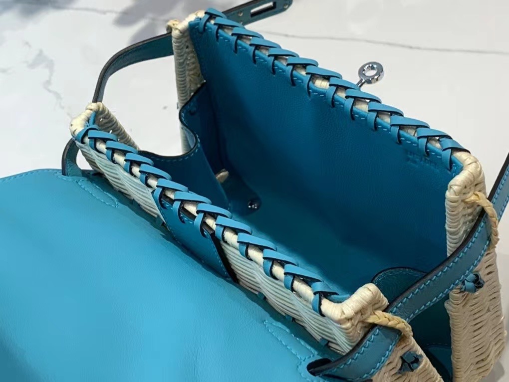 VIP一级品 hm minikl picnic野餐包   P3 北方蓝（swift皮） mini2代的经典著作