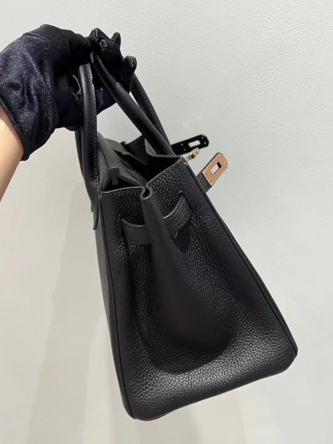 HM BK 25cm Togo 89 Noir GHW