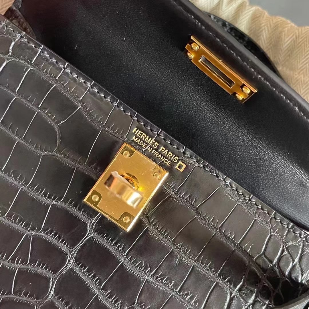 HM KL mini 2 Crocodile Alligator 89 Noir