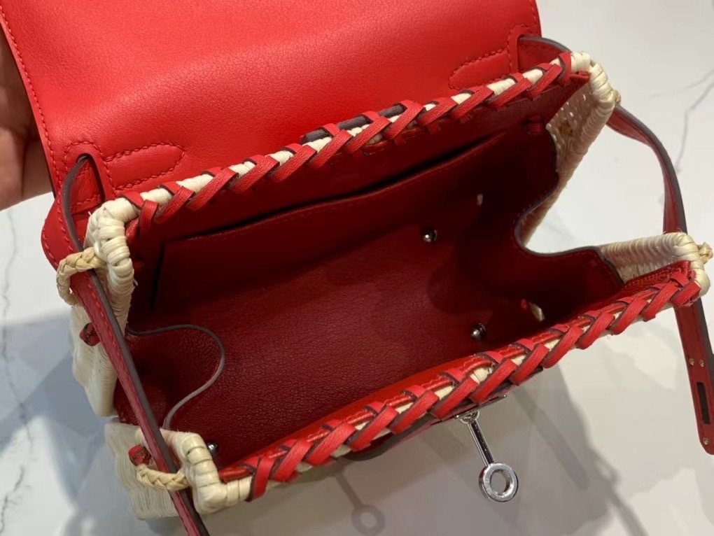 VIP一级品  hm minikl picnic野餐包   ❤️S3 Rose de coeur 心红色（swift皮）  mini2代的经典著作