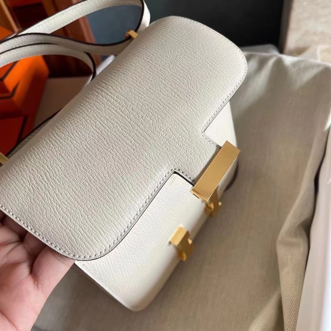 constance 19 山羊皮  i2奶油白  金