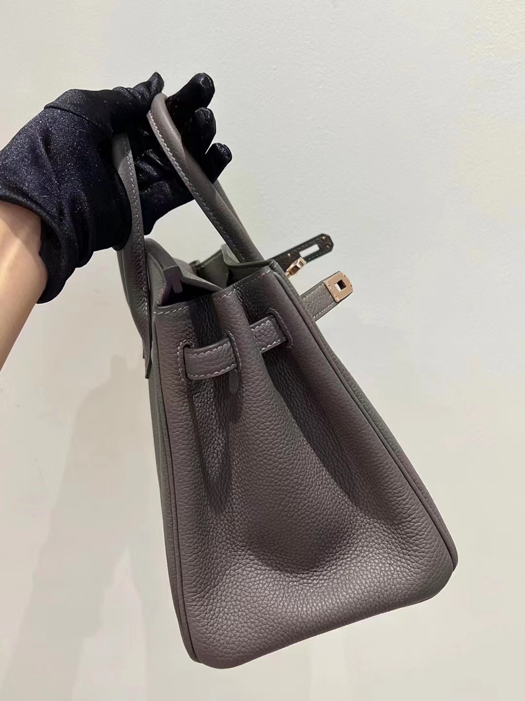 Dubai HM BK 25cm Togo Gris Elephant Rose Gold