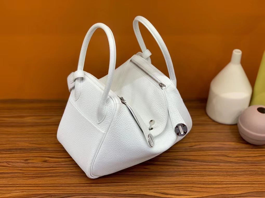 VIP一级品 ld26cm swift  01纯白/银扣 手工缝制 臻品鉴赏