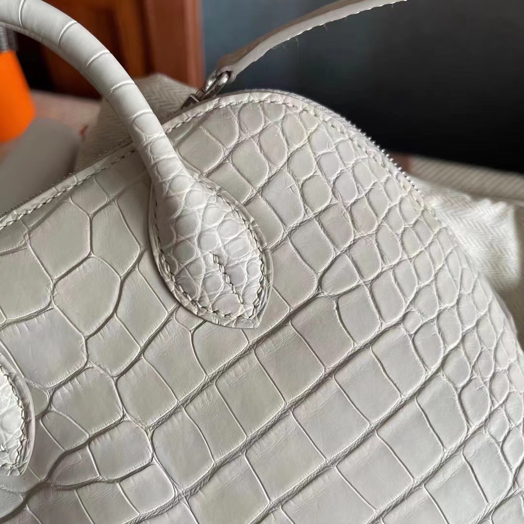 HM bolide mini 雾面美洲  alligator matte crocodile 8L beton