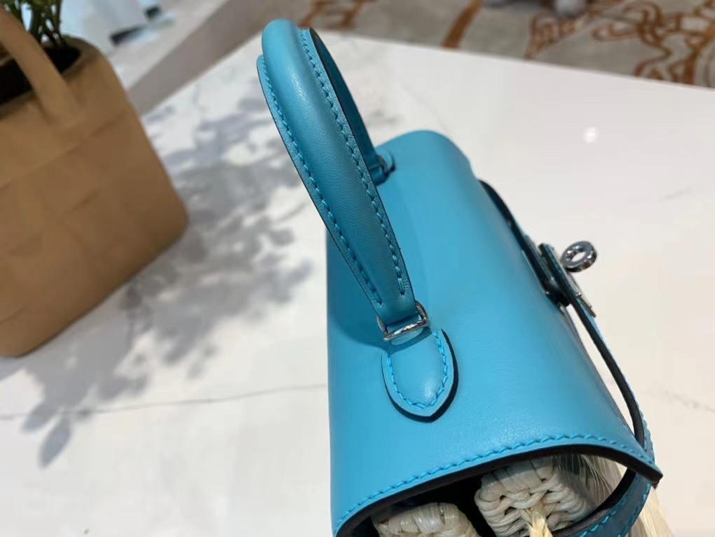 VIP一级品 hm minikl picnic野餐包   P3 北方蓝（swift皮） mini2代的经典著作