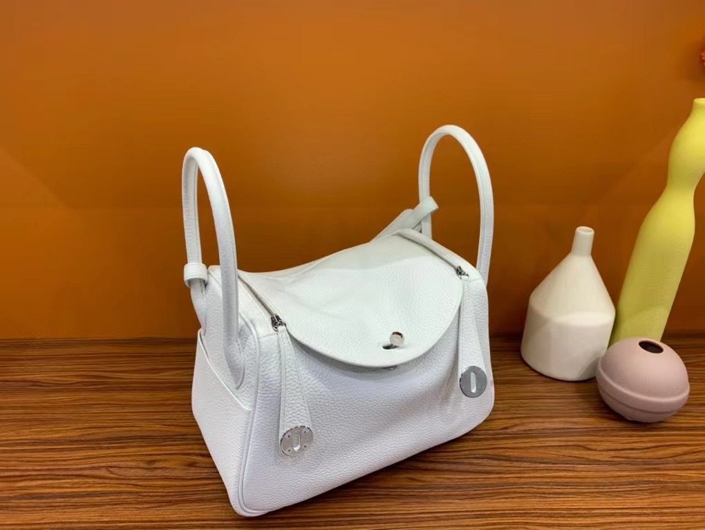 VIP一级品 ld26cm swift  01纯白/银扣 手工缝制 臻品鉴赏