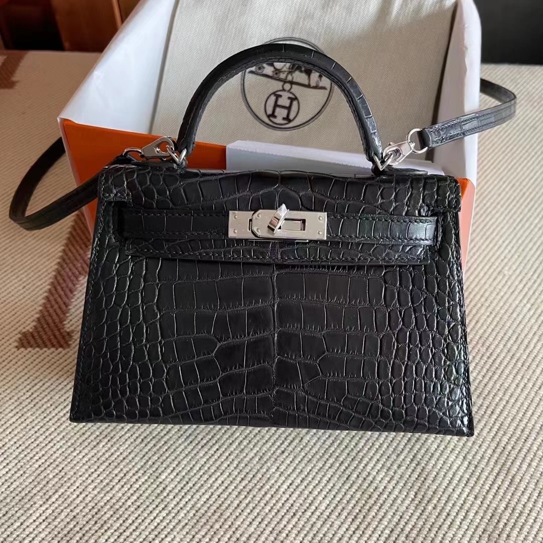 HM KL mini 2 Crocodile Alligator 89 Noir