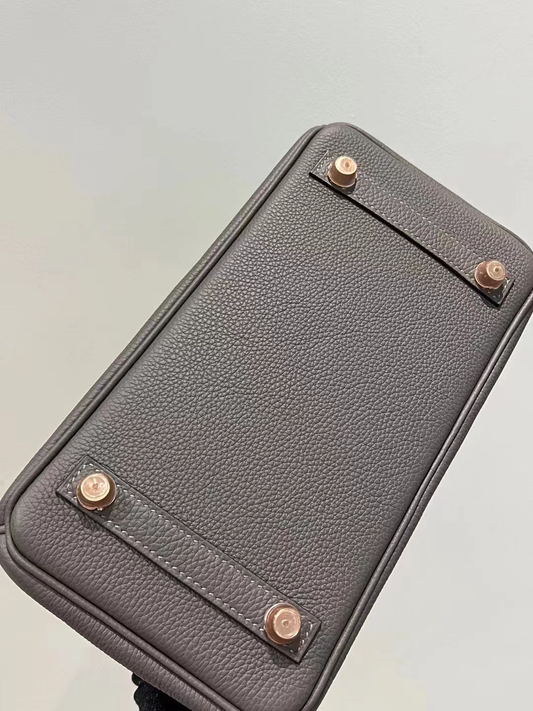 Dubai HM BK 25cm Togo Gris Elephant Rose Gold