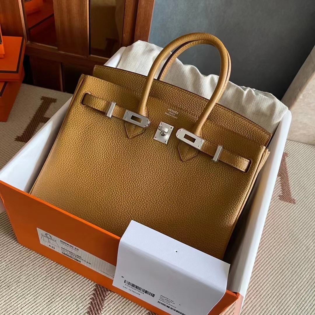 BK 25 togo 2S 芝麻色拼柠檬黄  银