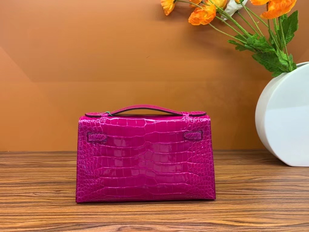 VIP一级品 kl一代 美洲鳄  J5 rose sheherazade 天方夜谭紫/金扣 手工缝制