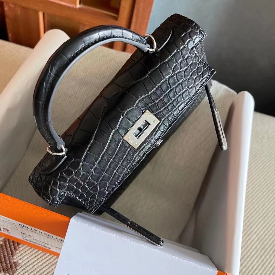 HM KL mini 2 Crocodile Alligator 89 Noir