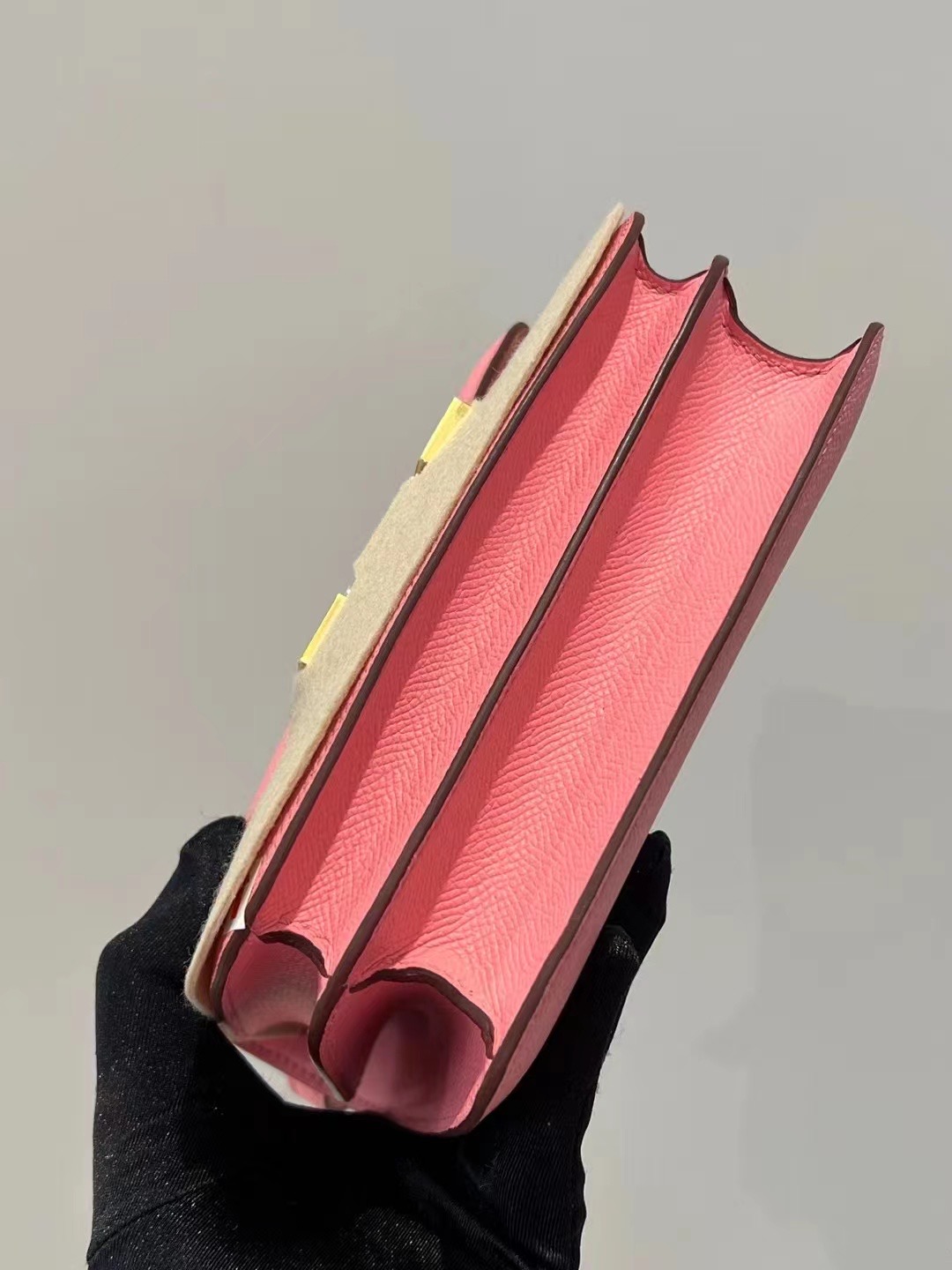 Qatar Doha Hermès Constance 24cm Epsom 1Q Rose Confetti GHW
