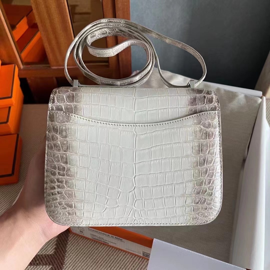 United Arab Emirates HM Constance 24cm 喜马拉雅 01 BLANC Niloticus Crocodile Himalayan