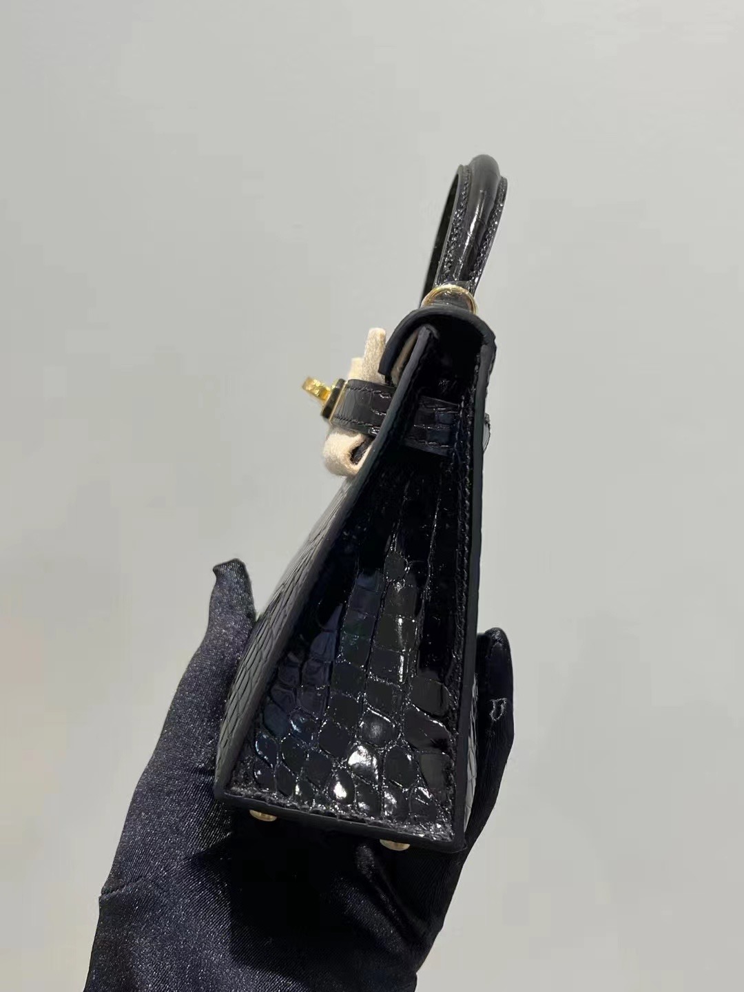 HM KL Mini II 2代 89 Noir Alligator Crocodile