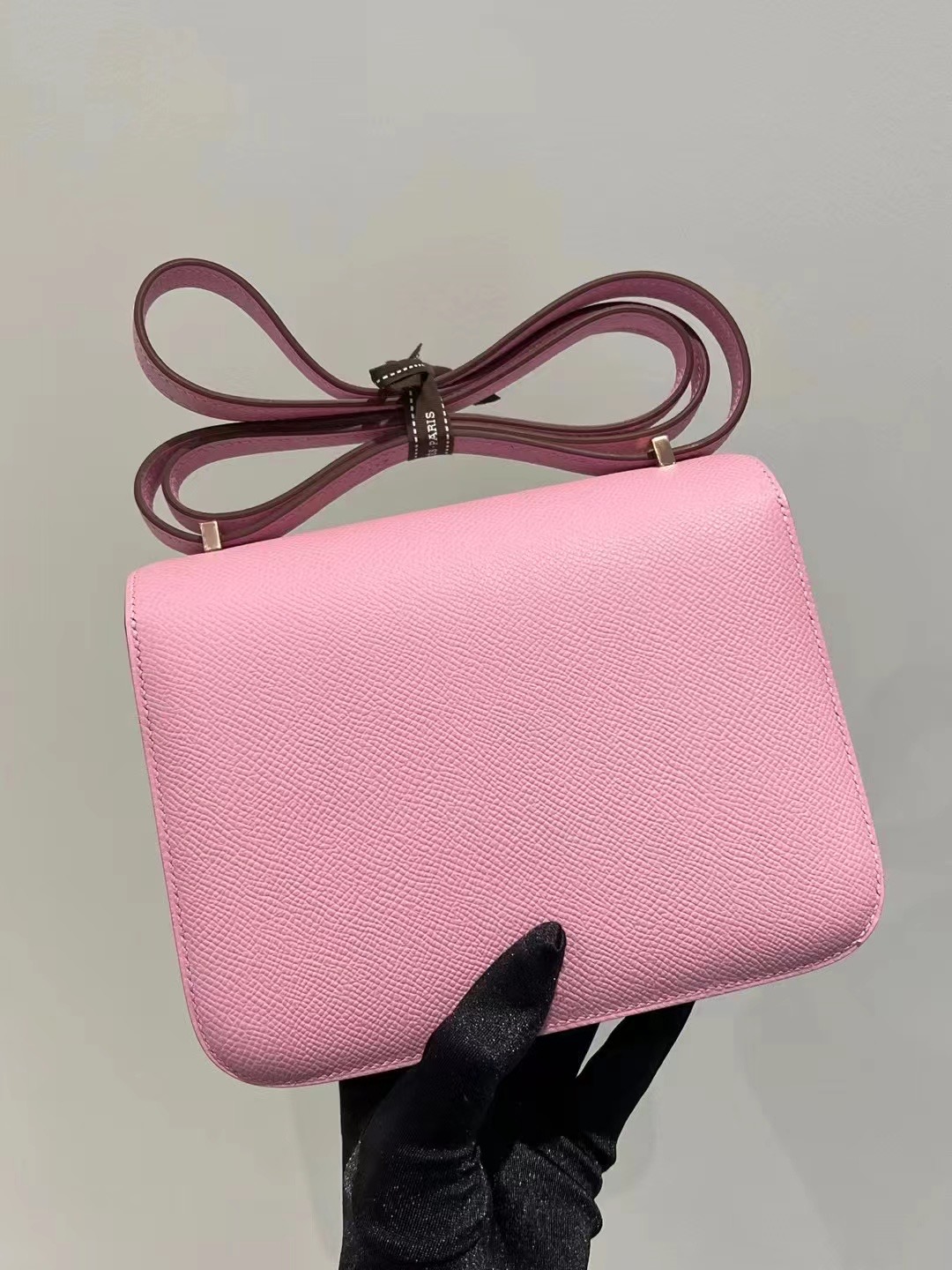 Vancouver Canada Hermès Constance 18 GHW Epsom X9 mauve sylvestre