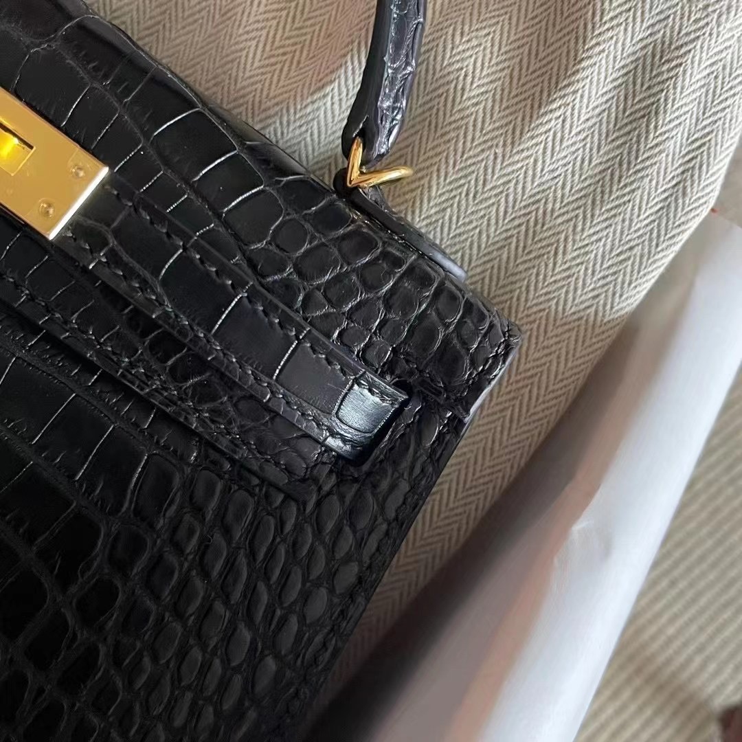HM KL mini 2 Crocodile Alligator 89 Noir