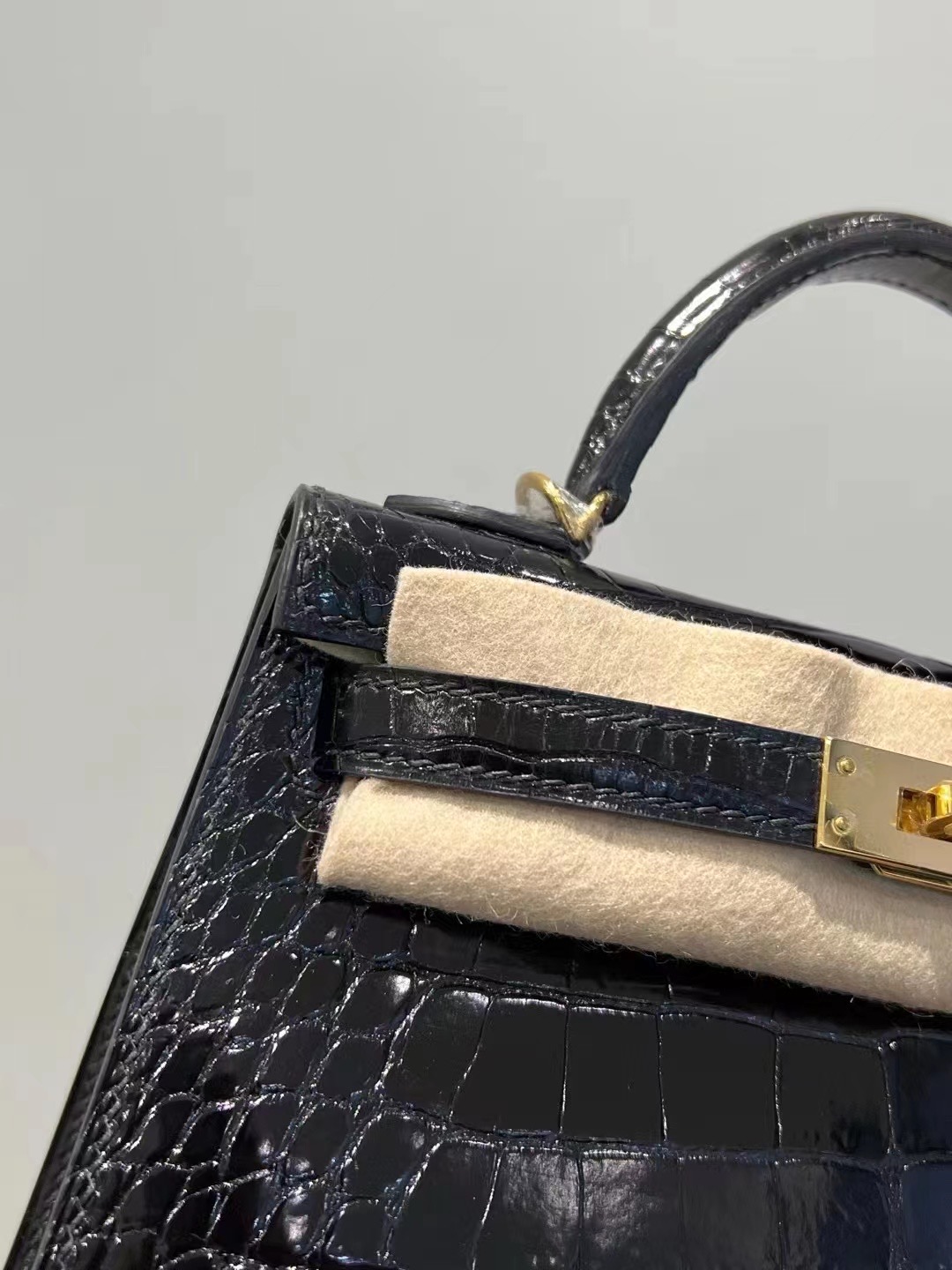 HM KL Mini II 2代 89 Noir Alligator Crocodile