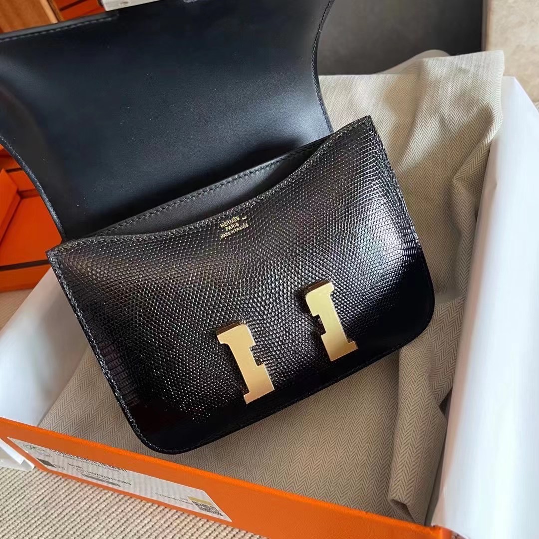 constance  19 lizard 蜥蜴皮  89 noir 黑金