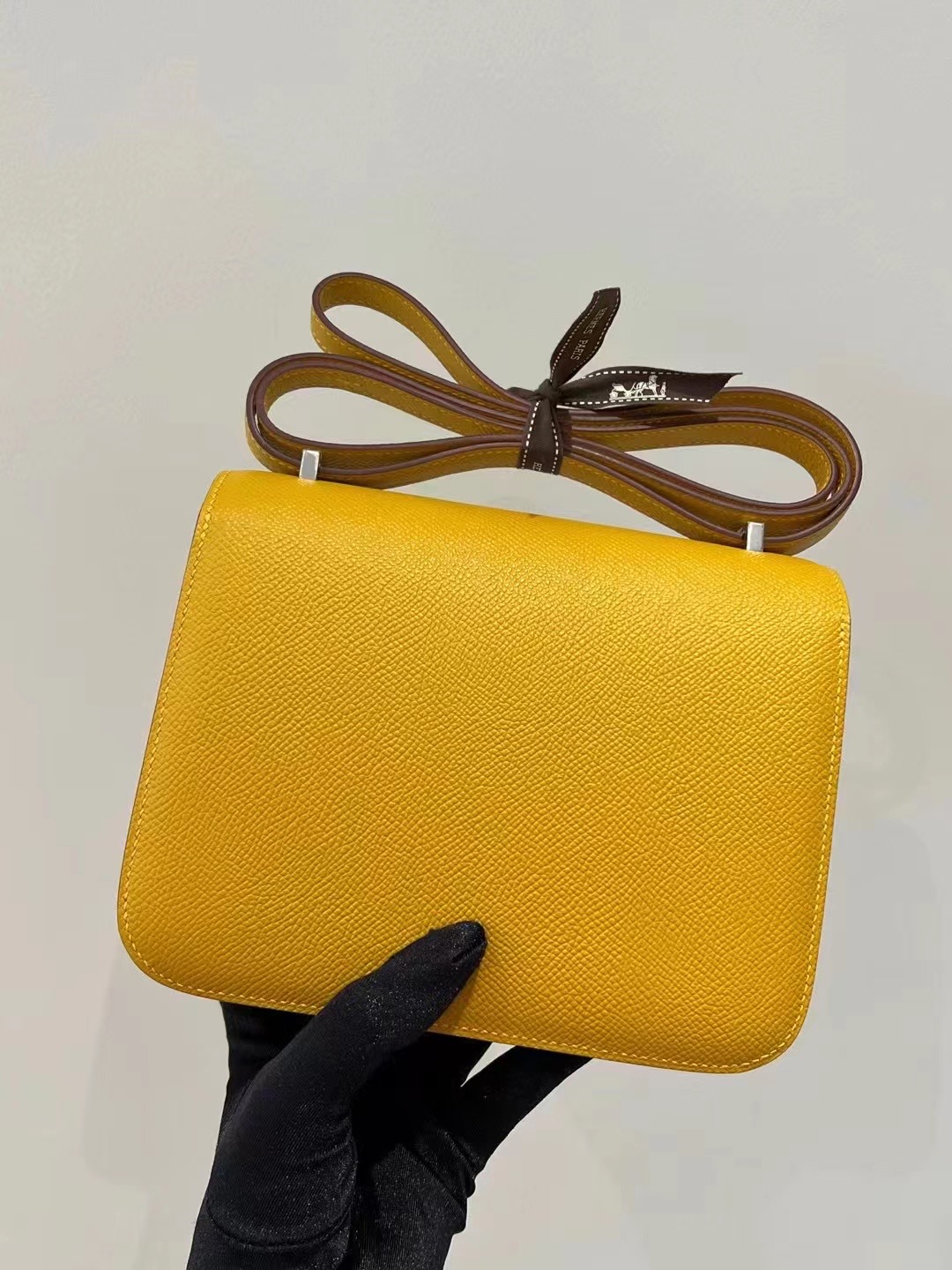 Taiwan Hermès Constance 18 Epsom 9D Jaune Ambe