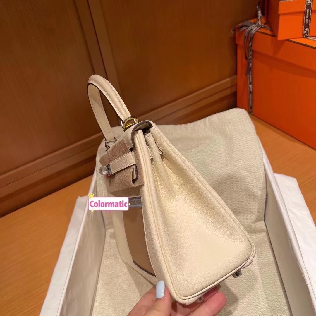 Indonesia Hermès KL 25 Colormatic i2 Nata PHW