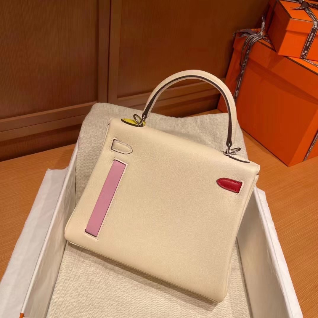 Indonesia Hermès KL 25 Colormatic i2 Nata PHW