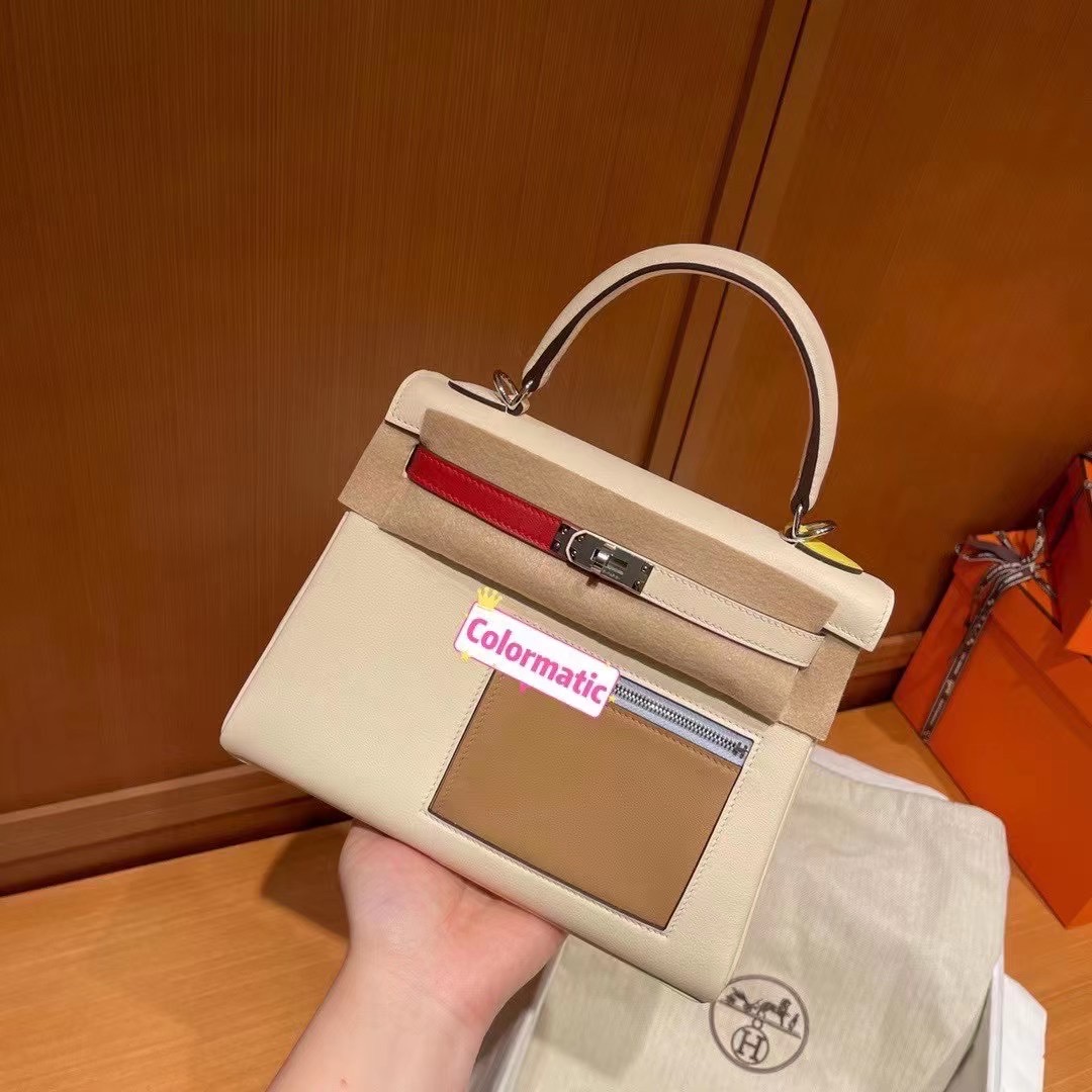 Indonesia Hermès KL 25 Colormatic i2 Nata PHW