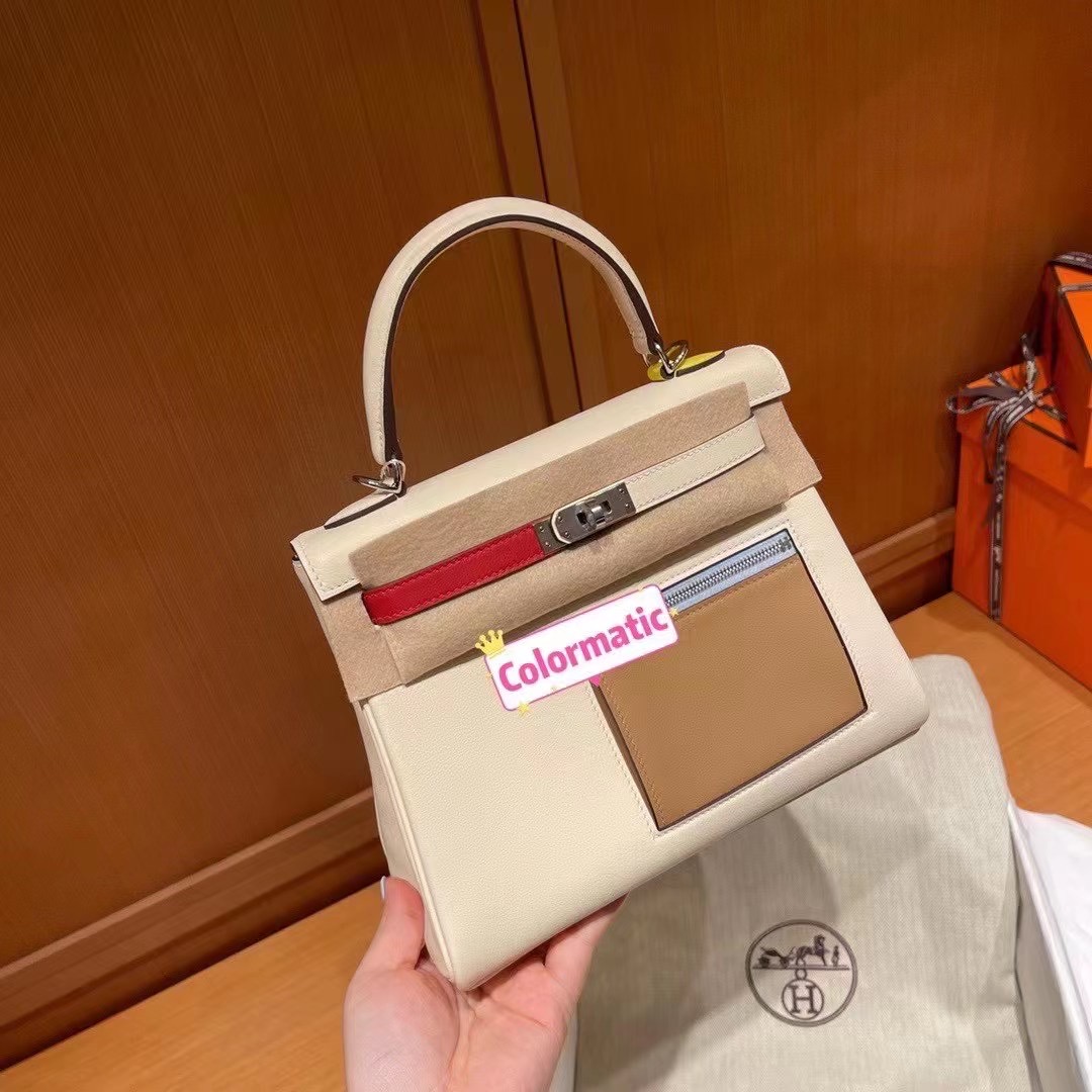 Indonesia Hermès KL 25 Colormatic i2 Nata PHW