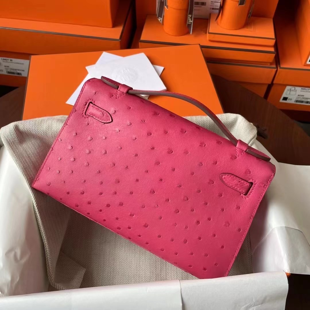 UAE United Arab Emirates HM Minikl pochette E5 Rose Tyren Ostrich