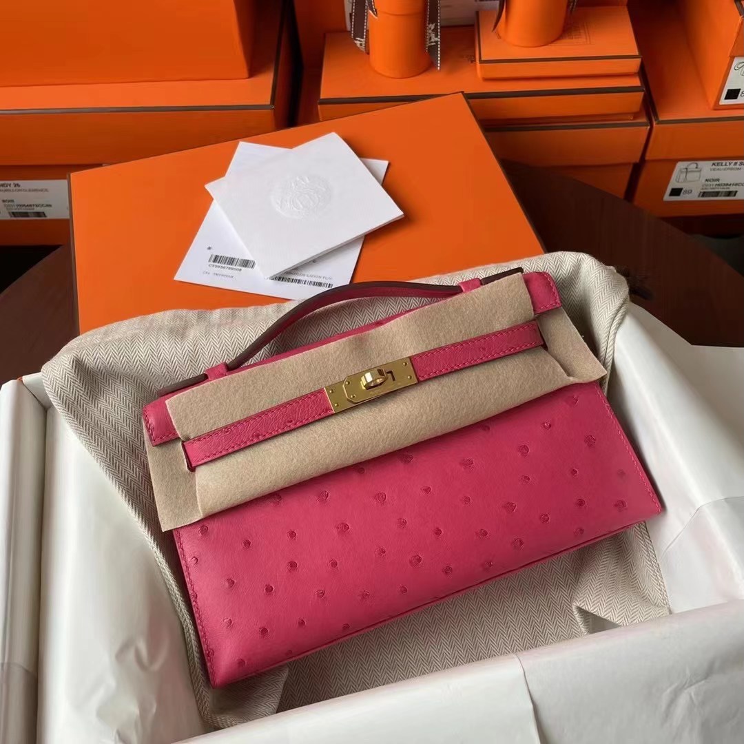 UAE United Arab Emirates HM Minikl pochette E5 Rose Tyren Ostrich