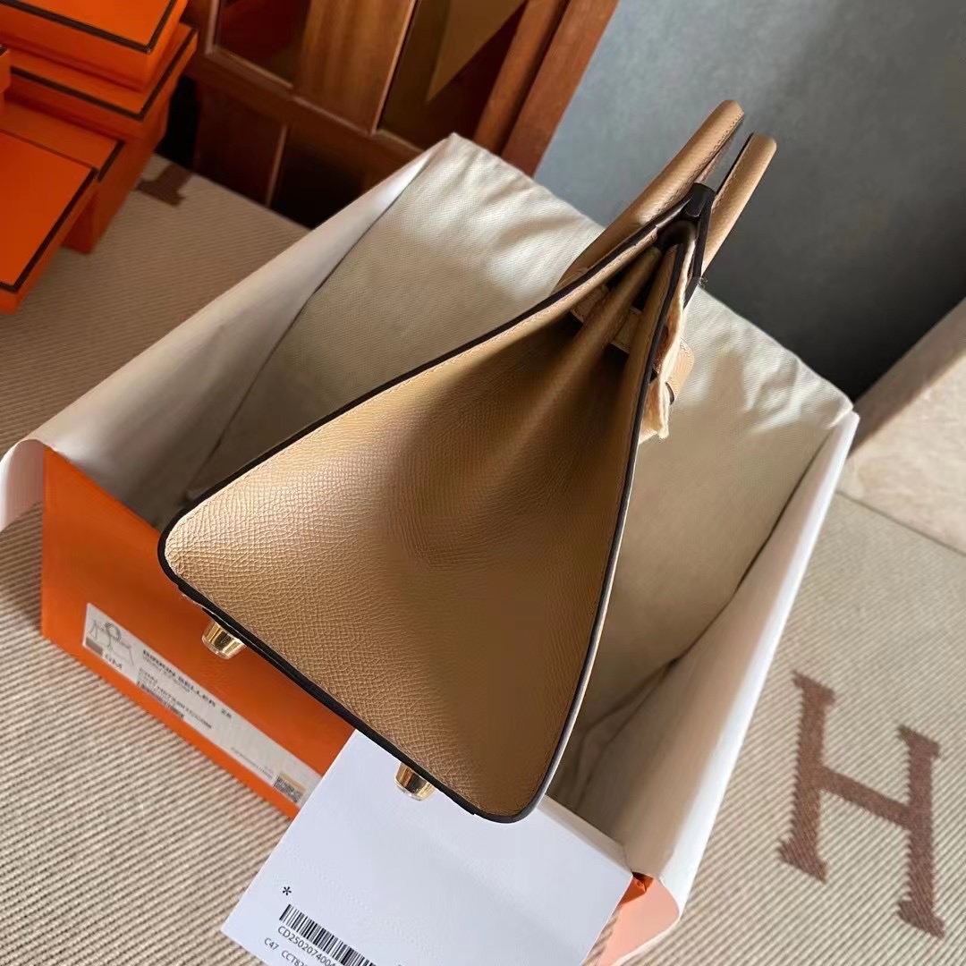 BK 25 epsom 0M chai 外缝  奶茶色 金