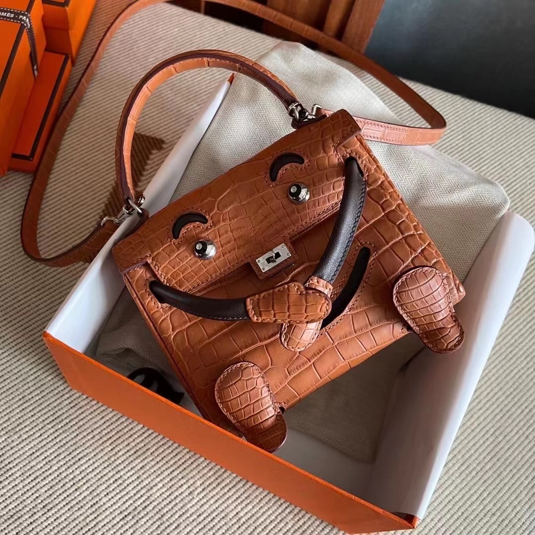 KL doll 雾面美洲  金棕拼乌木色  银