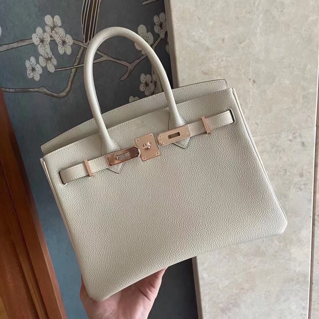BK  30 togo 10 craie 奶昔白 rose gold 金
