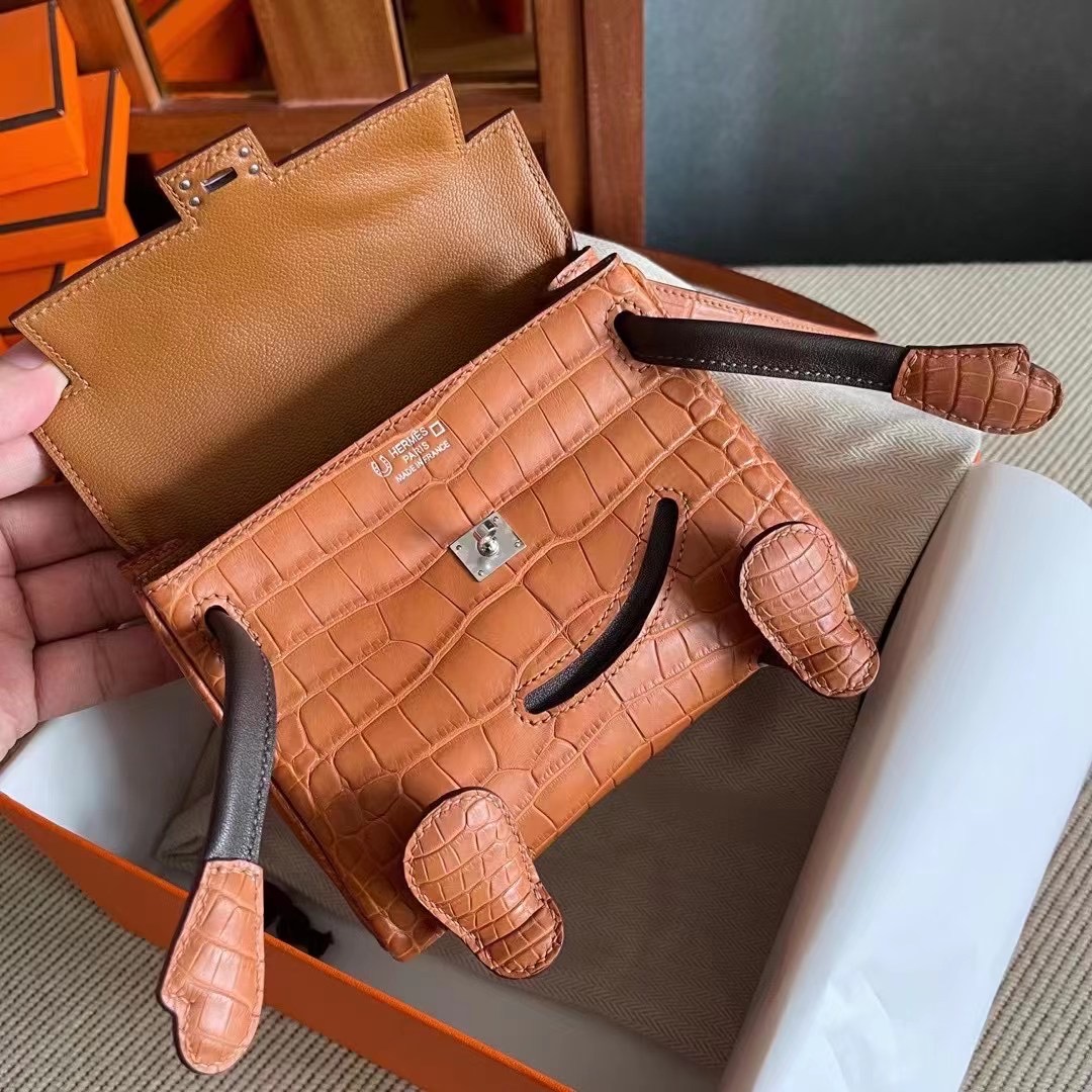 KL doll 雾面美洲  金棕拼乌木色  银