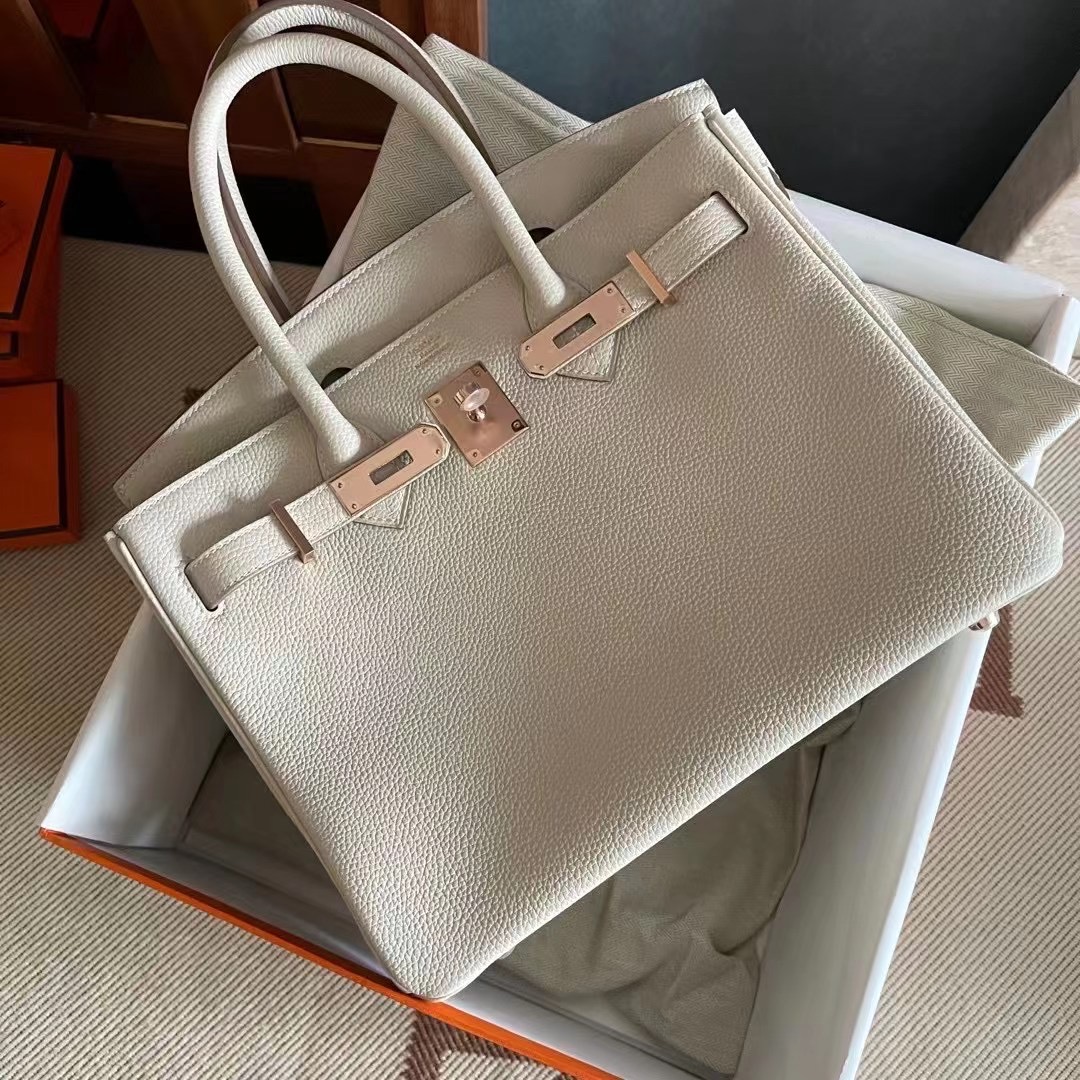 BK  30 togo 10 craie 奶昔白 rose gold 金
