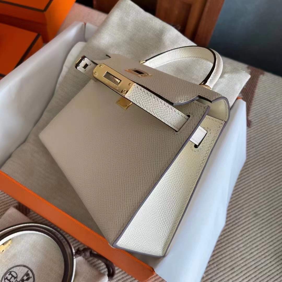KL mini 二代 epsom 10 craie 奶油白 gold hw 金