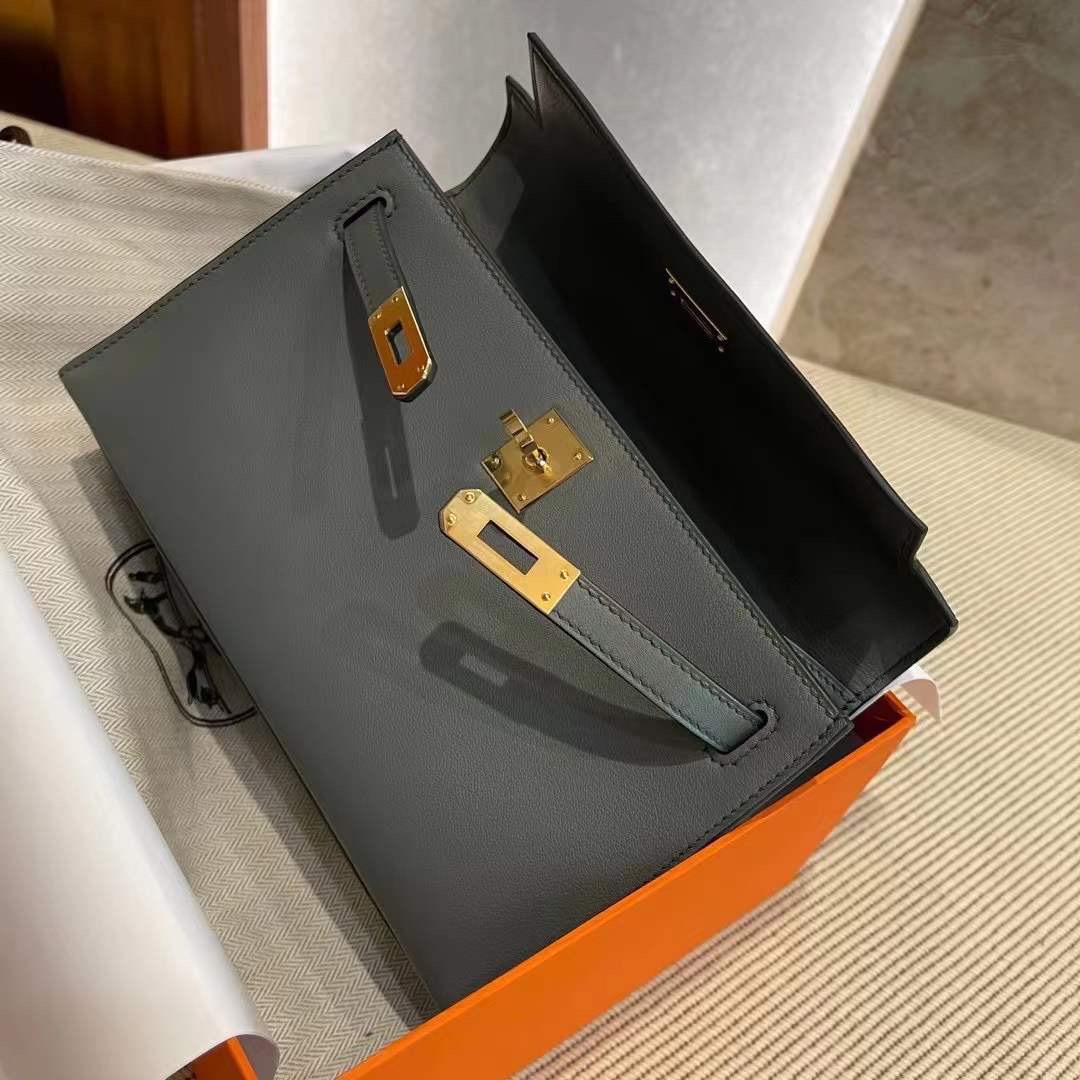 Dubai Store HM KL pochette Swift 63 Vert Amanda 杏仁绿 金