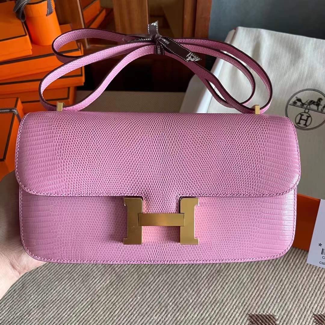 Kuwait hm constance 26 lizard leather 5p pink