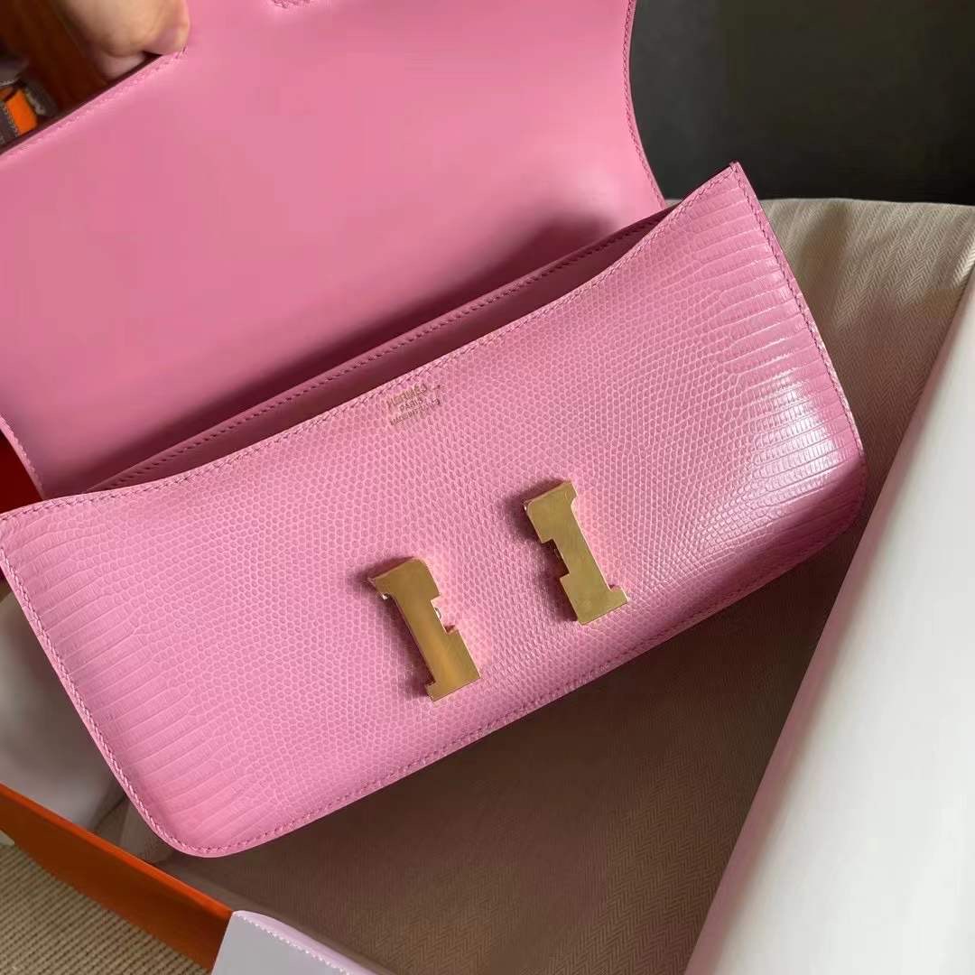 Kuwait hm constance 26 lizard leather 5p pink