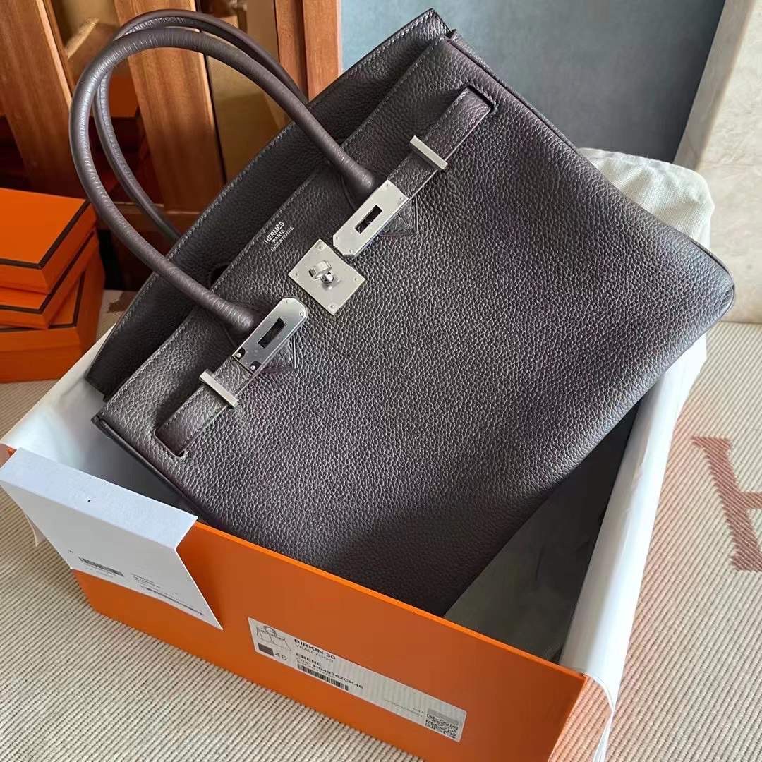 Republic of Indonesia HM BK 30cm Togo 46 乌木色 Ebene PHW
